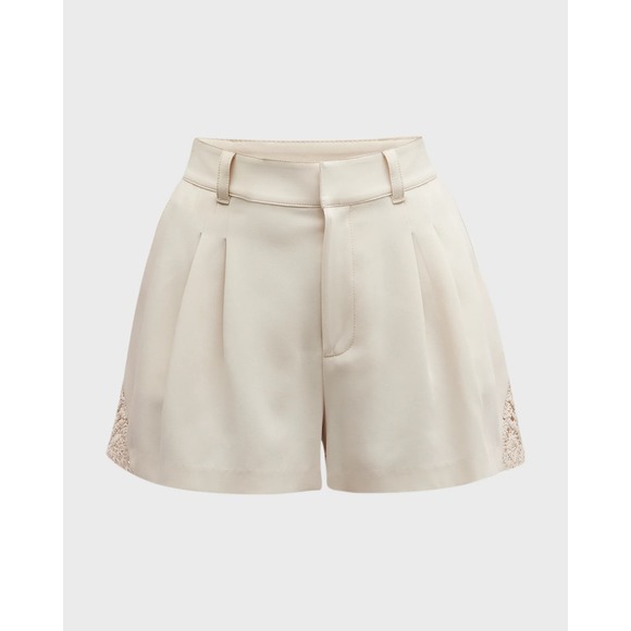 NWT CINQ A SEPT $345 Crochet Lace Corinna Short Size 8 - Picture 2 of 10